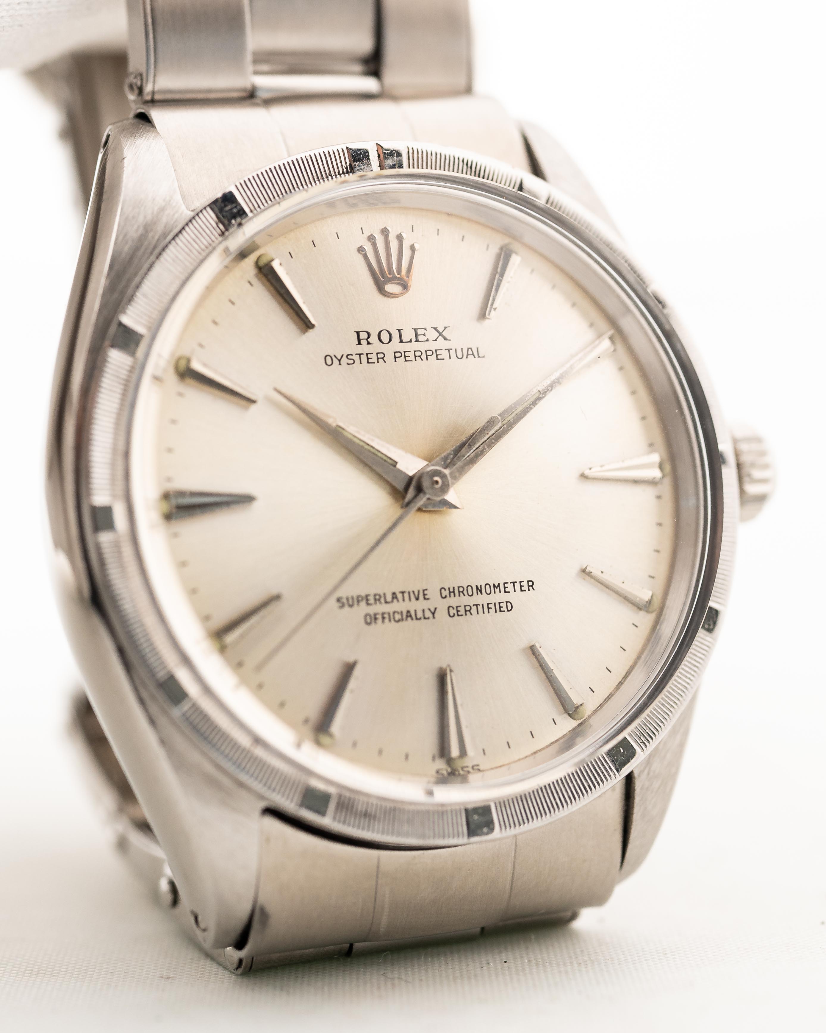 Vintage Rolex Oyster Perpetual 1007 Champagne 1963 esfera champán