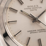 Rolex Oyster Perpetual 1500 Fecha Plata 1972
