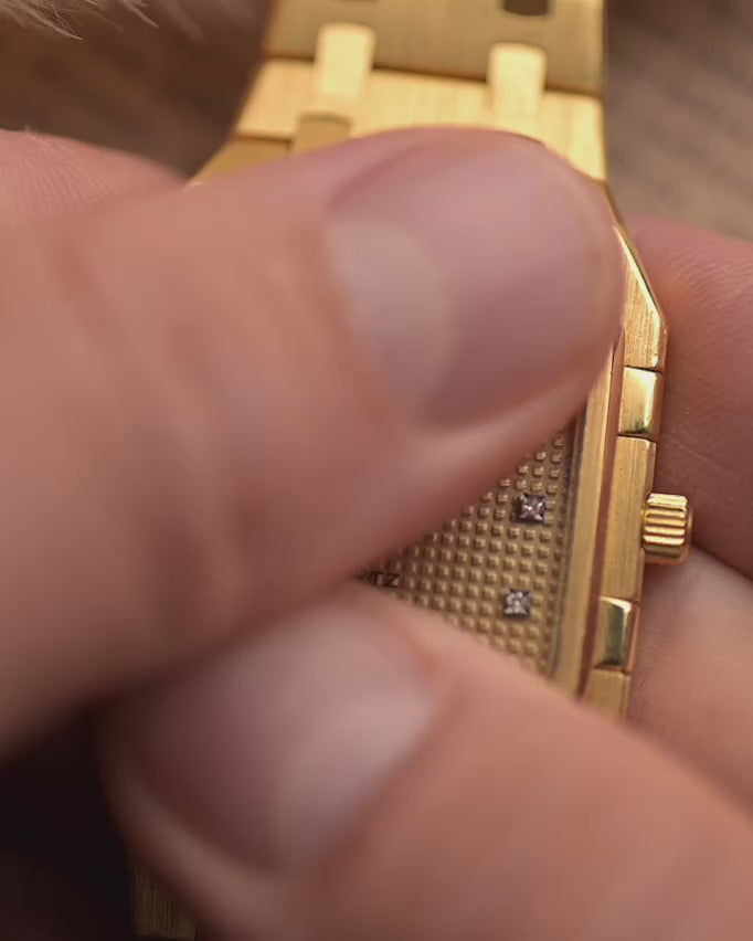 Audemars Piguet vintage 6005BA Diamond de los años ochenta.