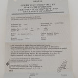 Patek Philippe Ellipse 18k azul Sigma 1972 nos