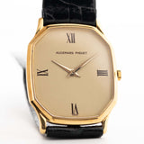 Audemars Piguet 18k Octagon Waffle Roman 1980