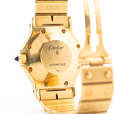 Cartier Santos 2965 Octagon 18k Ferrite 1980