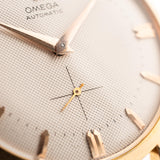 Omega Jumbo 18k Rose Honeycomb 1950