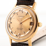 Longines Conquest 18k Pie Pan 1965