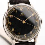 Seringue Omega noire dorée 1935