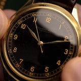 IWC Pre Hermet 14k Black Gilt 1937