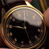 IWC Pre Hermet 14k Black Gilt 1937