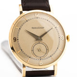 Jaeger LeCoultre 18k Railroad Sub Second 1950s