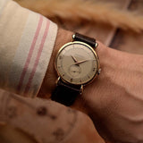 Jaeger LeCoultre Teardrop 18 carats rose, années 1940