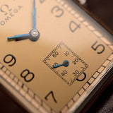 Omega Rectangular Art Deco Salmon 1935