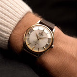 Omega Constellation 14381 Pie Pan 14k Crosshair 1961