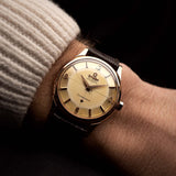 Omega Constellation 14381 Pie Pan 18 carats rose 1960