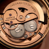 Omega Constellation 14393 Railroad 18 carats rose 1960