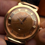 Omega Constellation 2930 à capuchon, en or rose 18 carats, 1958