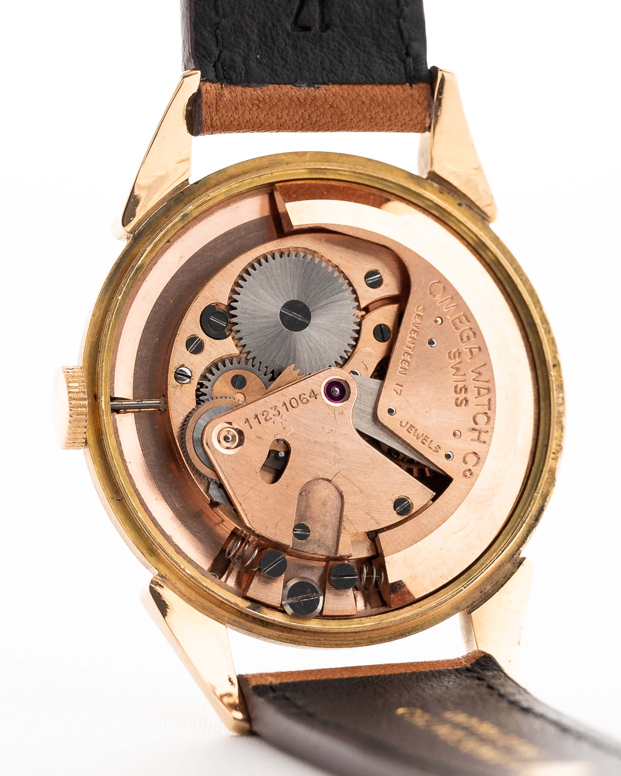 Omega Automatic French Case 18k Rose 1947 GOLDAMMER