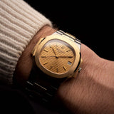 Patek Philippe 3800 Nautilus bicolore, années 1990