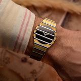 Piaget Polo 7661 Jumbo Onyx Zebra, années 1980