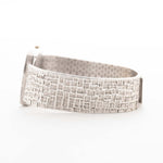 Vintage Piaget TV 12735 Lapis Lazuli Diamond 1970 original Piaget intégré Bracelet en or blanc 18k 