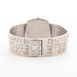 Vintage Piaget TV 12735 Lapis Lazuli Diamond 1970 original Piaget intégré fermoir bracelet or blanc 18k