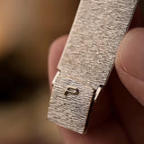 Piaget TV 9574 Écorce Or blanc 1970