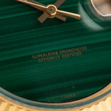 Rolex 1601 Datejust 18k Malachite 1968