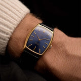 Rolex Cellini 3807 Rectangulaire Bleu 1973