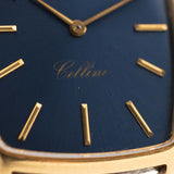 Rolex Cellini 3807 Rectangulaire Bleu 1973