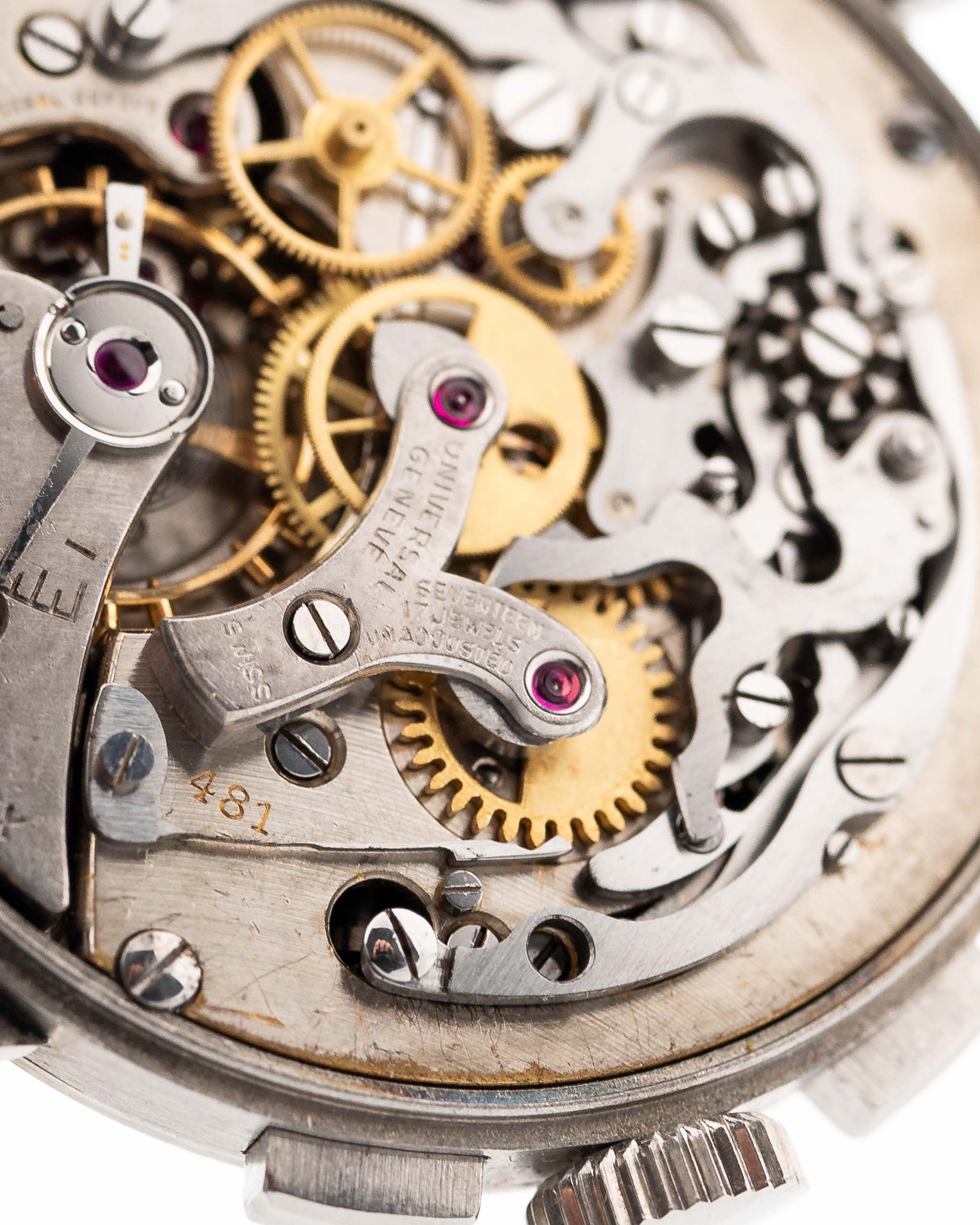 Universal Geneve 22250 Tri Compax 1940s GOLDAMMER