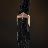 KARDINAL - Bracelet de montre en cuir imprimé alligator