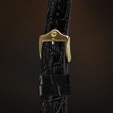 KARDINAL - Bracelet de montre en cuir imprimé alligator