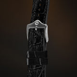 KARDINAL - Bracelet de montre en cuir imprimé alligator