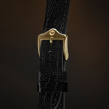 KARDINAL Montre imprimé lézard -bracelet cuir
