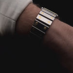 Vintage Cartier Santos Carrée 2961 Two Tone 1980