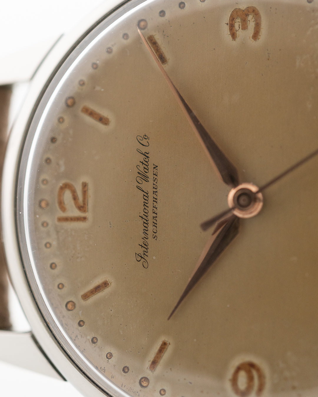 Robe Iwc Light Brown 1953 - Goldammer Montres Vintage