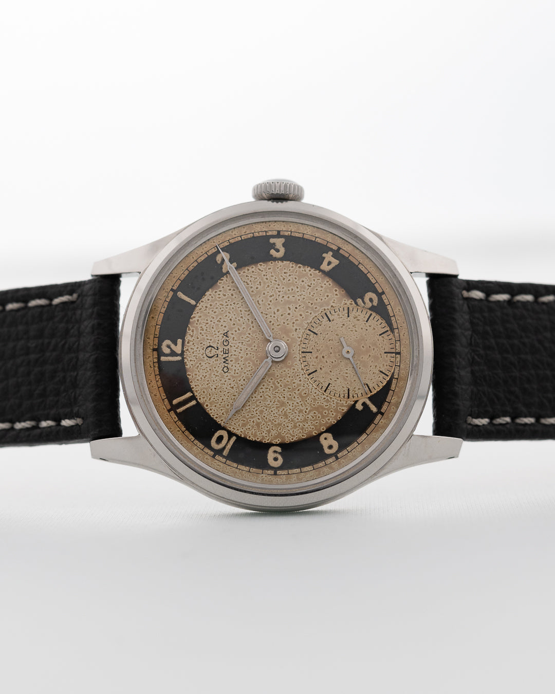 Omega Tuxedo deux tons 1947 - Goldammer Montres Vintage