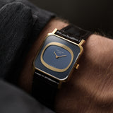 Patek Philippe 18k Square Blue 1974
