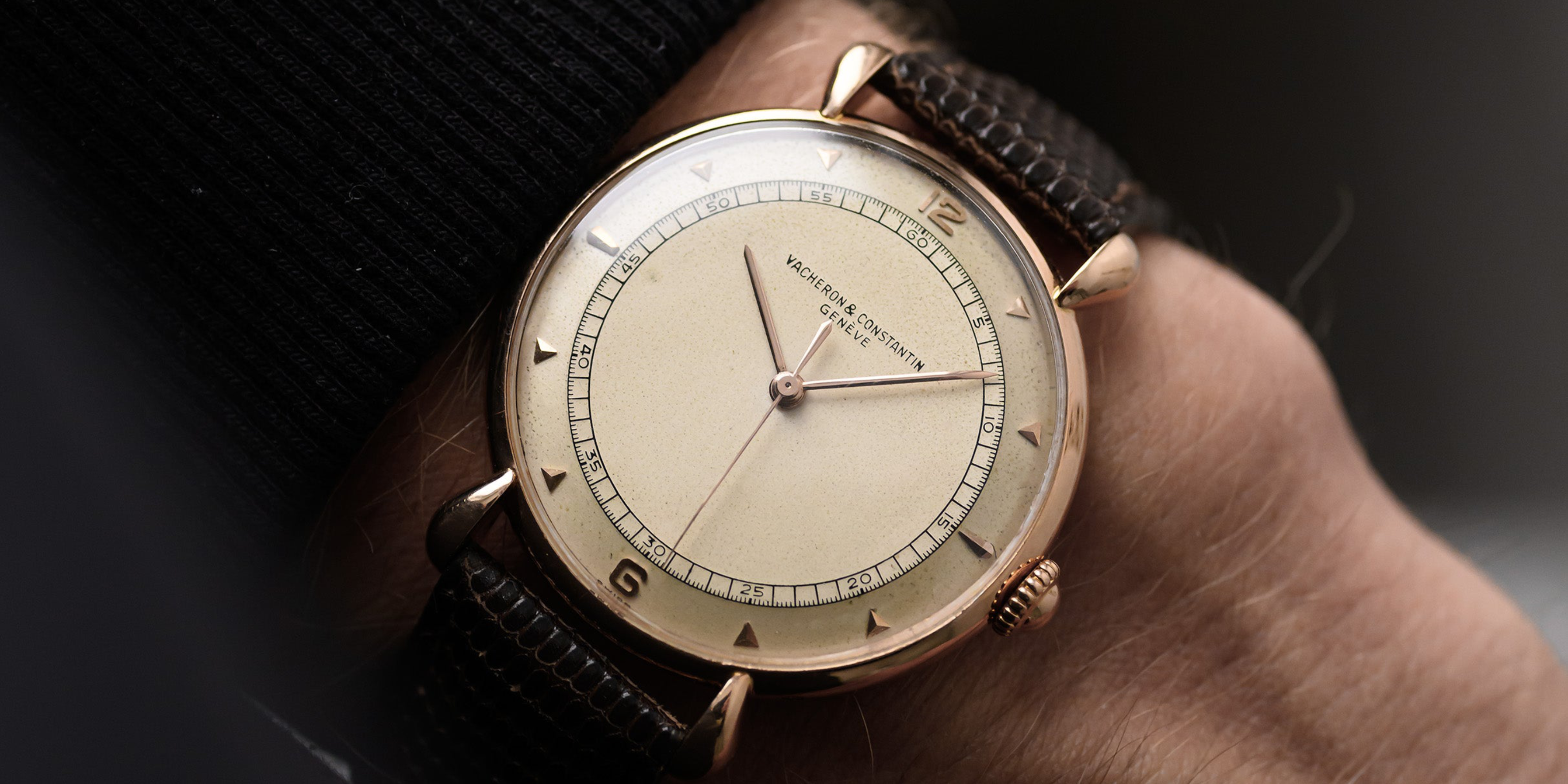 vintage 1950 Vacheron Constantin 4218 Capocorda a goccia