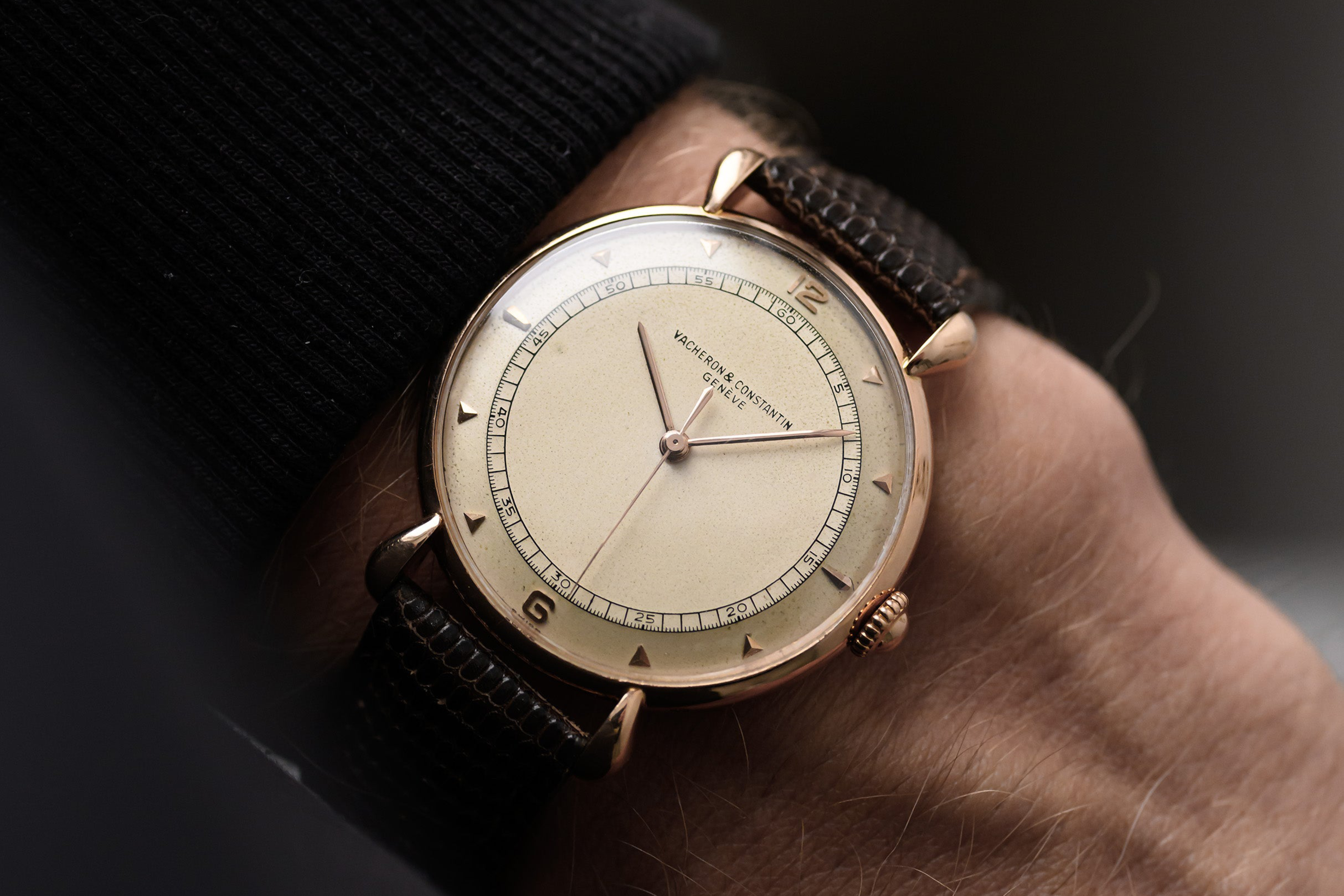 vintage 1950 Vacheron Constantin 4218 Capocorda a goccia