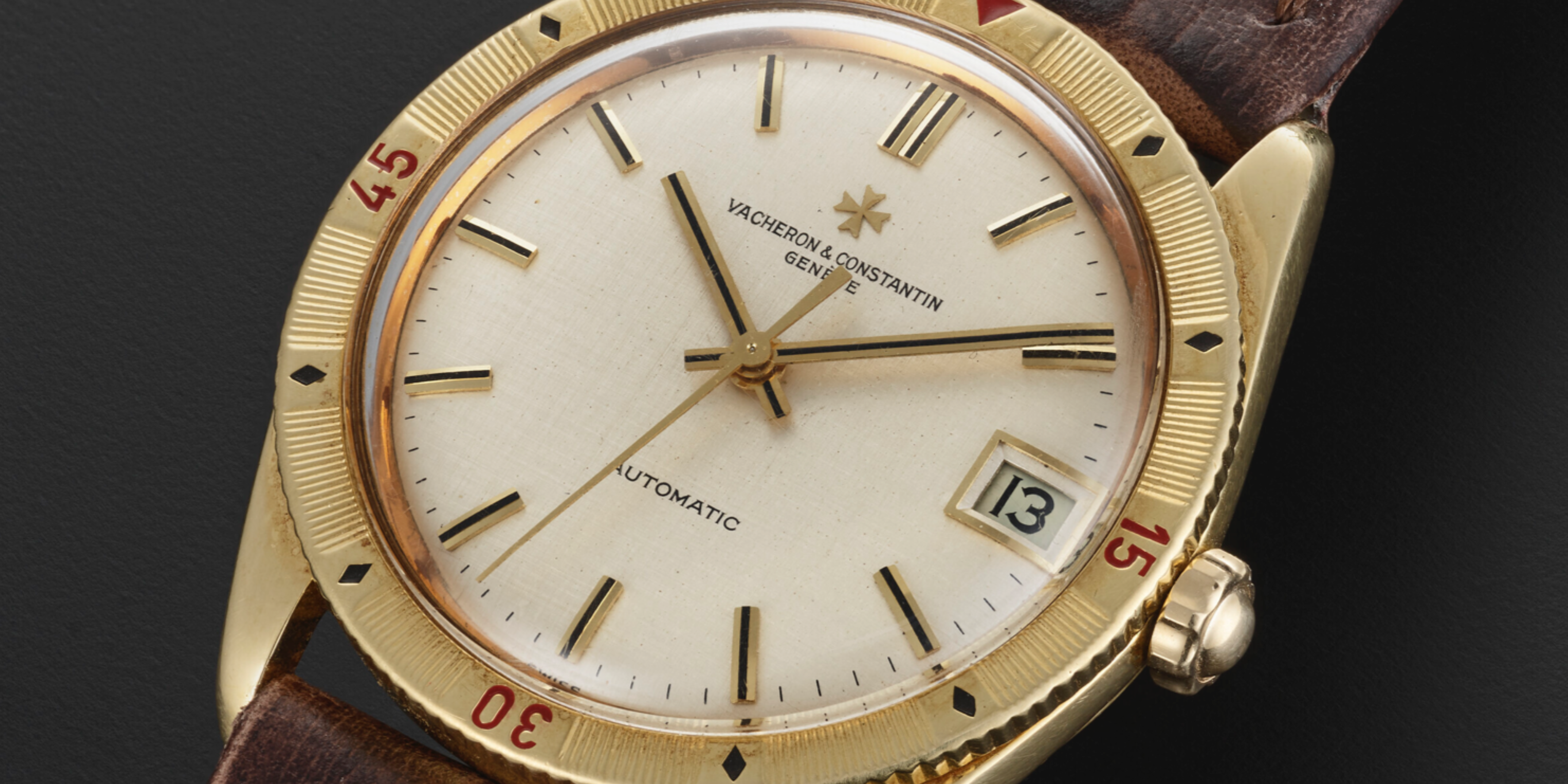 vintage 1960 Vacheron Constantin 6782 Turnograph Per gentile concessione di Christie's
