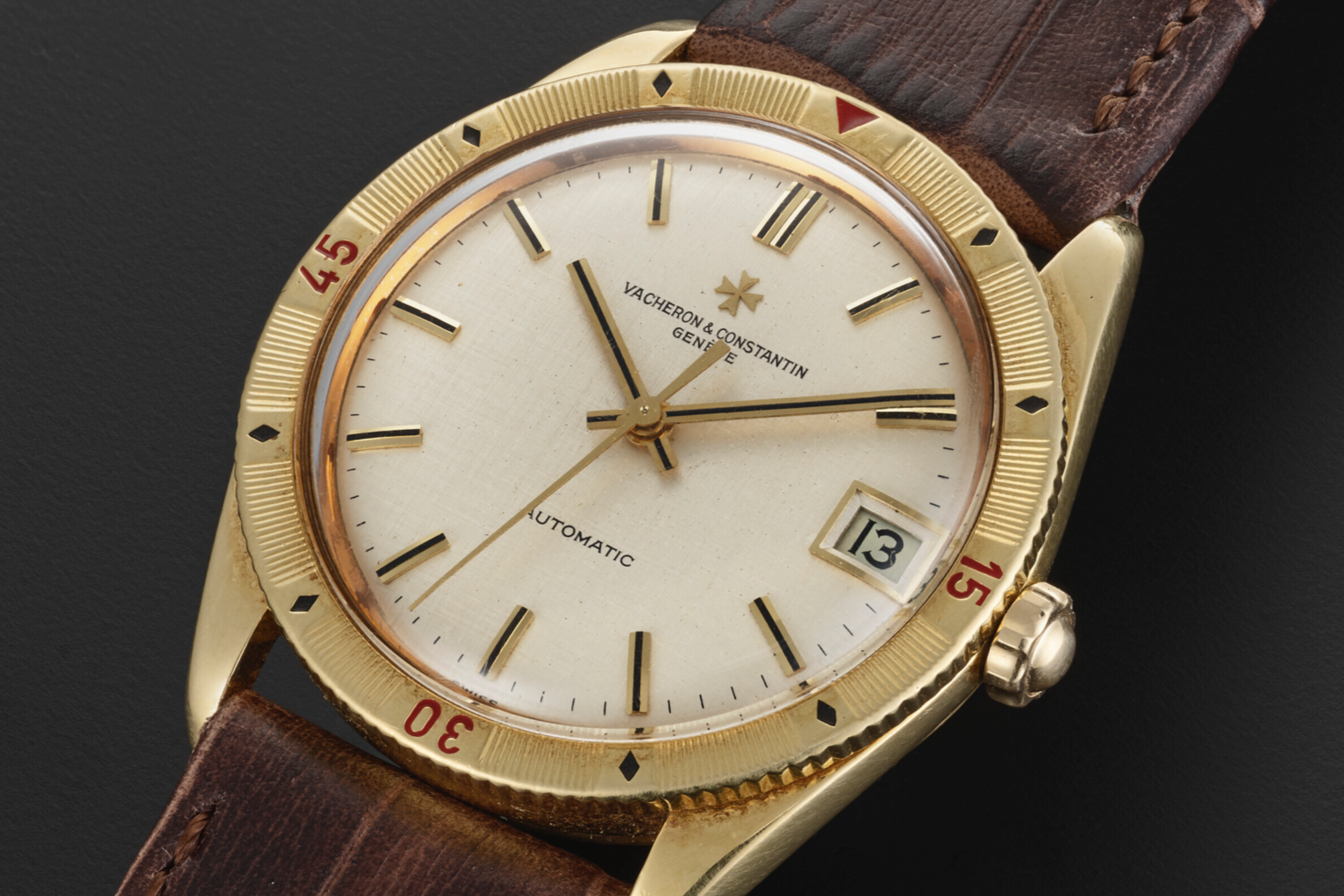 vintage 1960 Vacheron Constantin 6782 Turnograph Per gentile concessione di Christie's