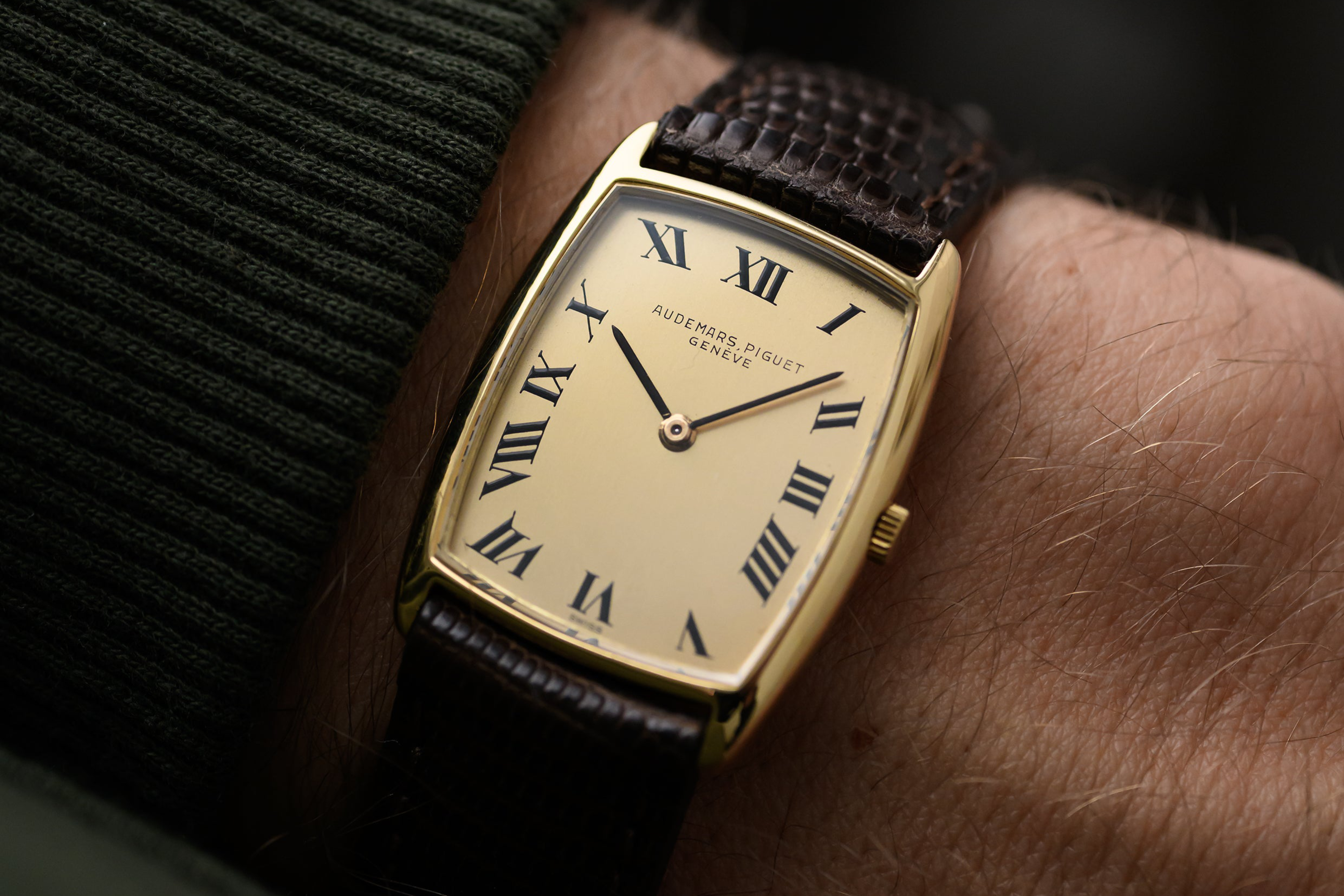 vintage anni '70 Audemars Piguet rettangolare cal. 2001
