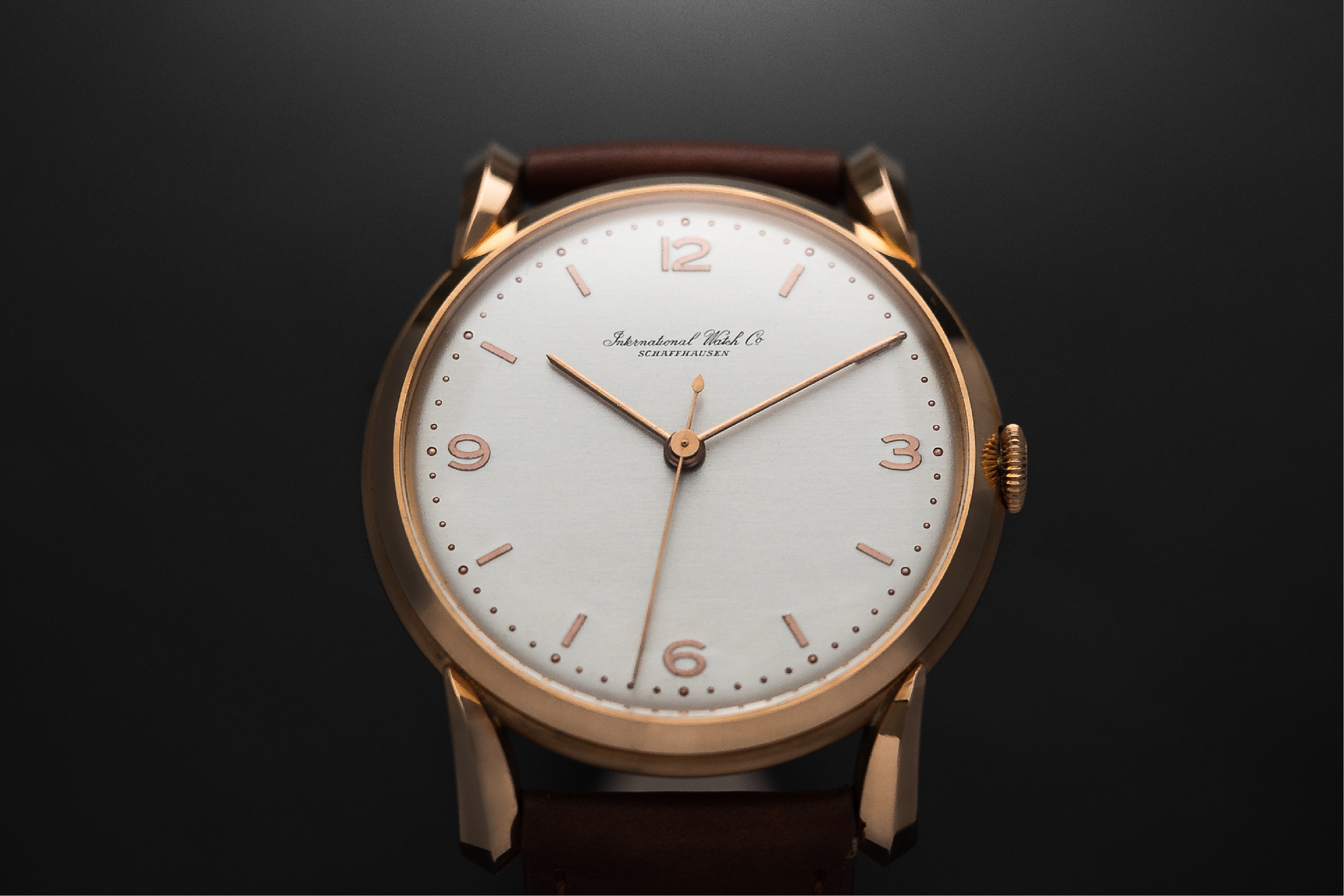 Epic Rose Golden IWC Calibro 89 Dress Watch, anse Bombay
