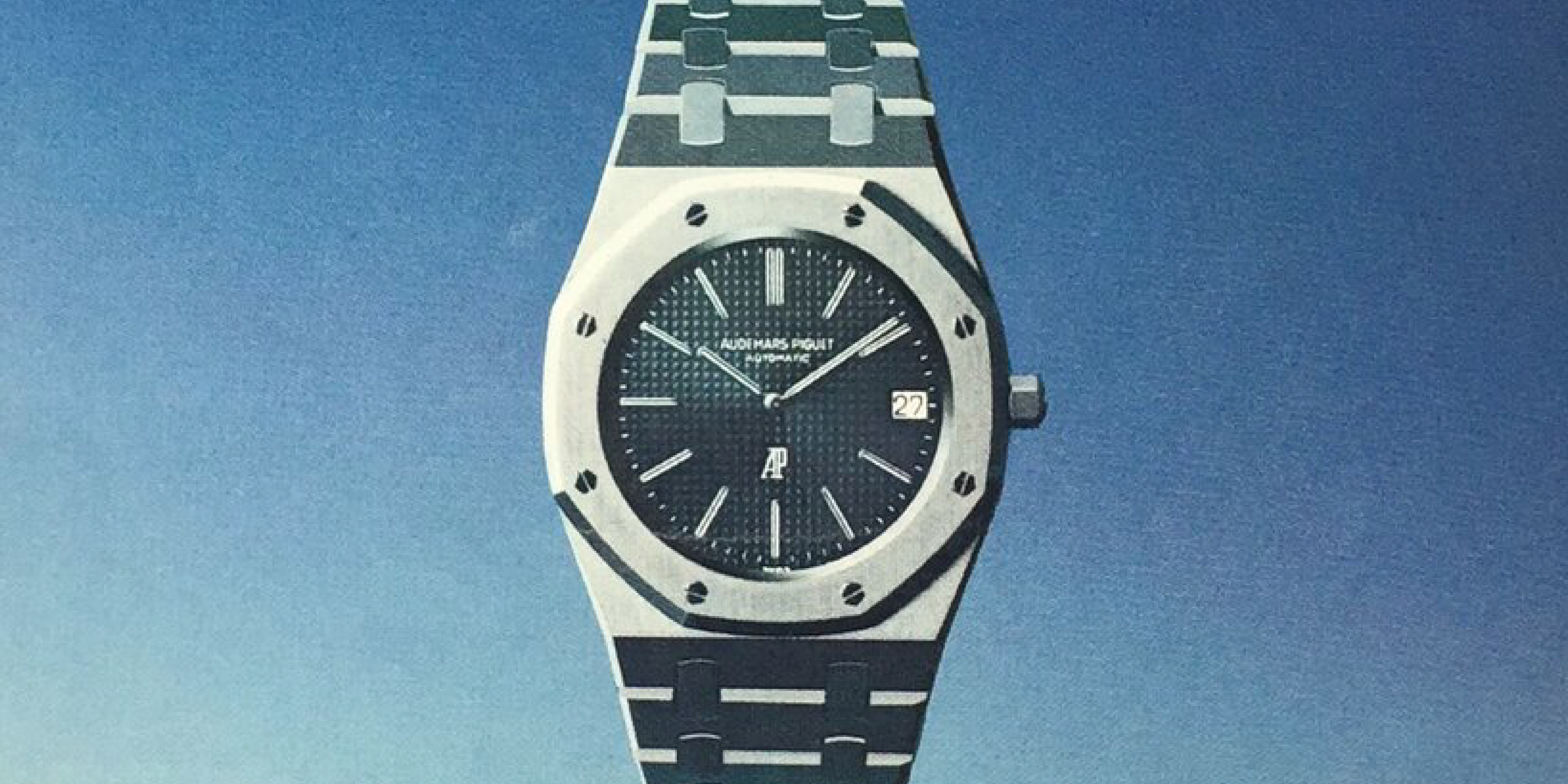 "Alcune cose nella vita parlano da sole" annuncio vintage AP Royal Oak, adpatina