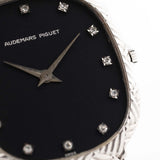 Audemars Piguet 18k Ellipse Diamante 1970 Quadrante Diamanti