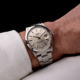 Rolex Oyster Perpetual Date Argento 1980