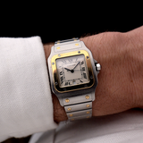 Cartier Santos Galbée bicolore 1992