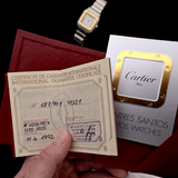 Cartier Santos Galbée bicolore 1992