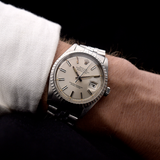 Rolex Datejust Pie Pan Argento 1978