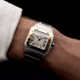 Cartier Santos Galbée bicolore 1996