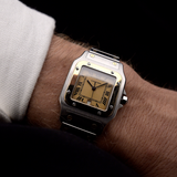 Cartier Santos Galbée bicolore 1990